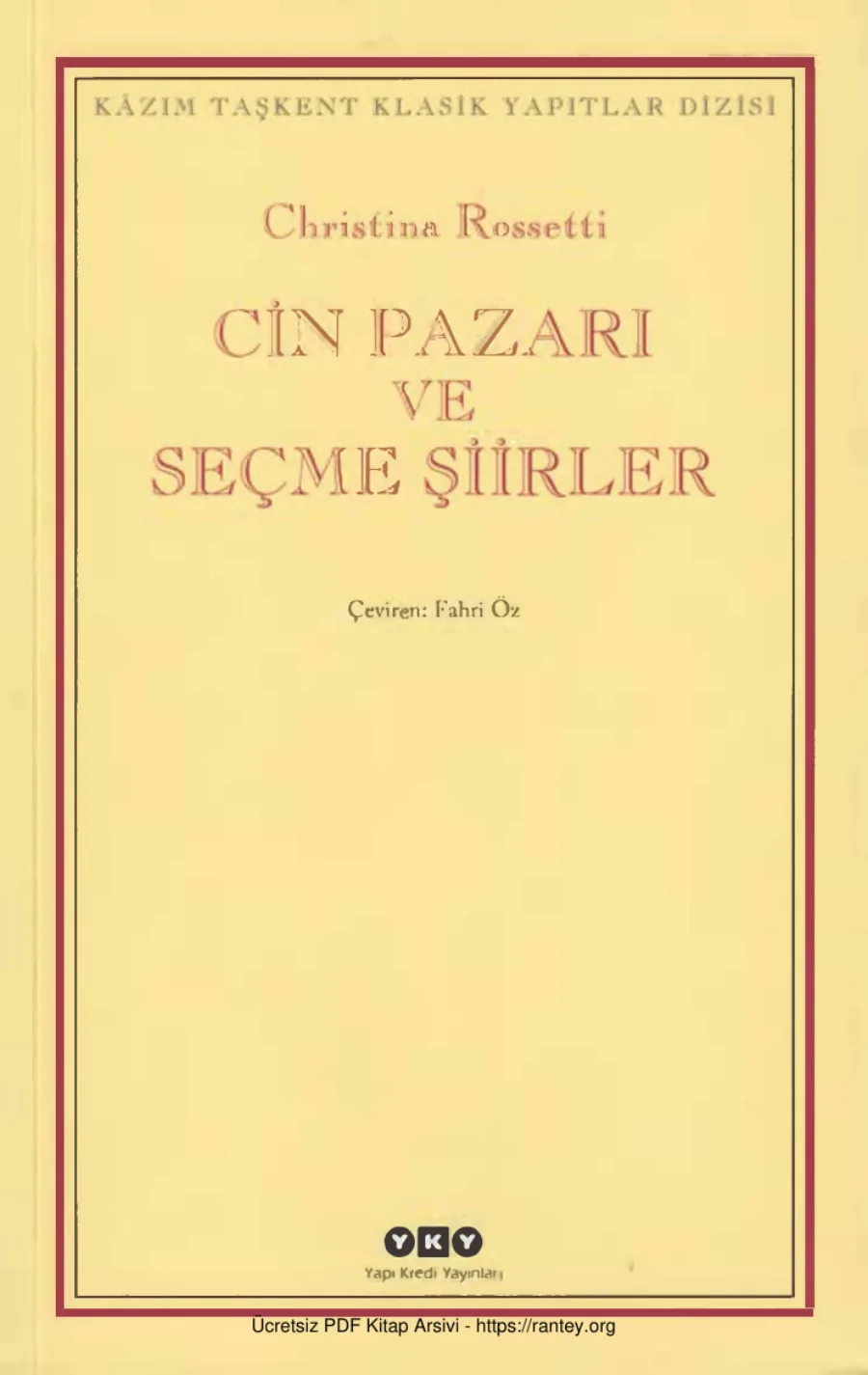 Cin Pazarı ve Seçme Şiirler kapak görseli