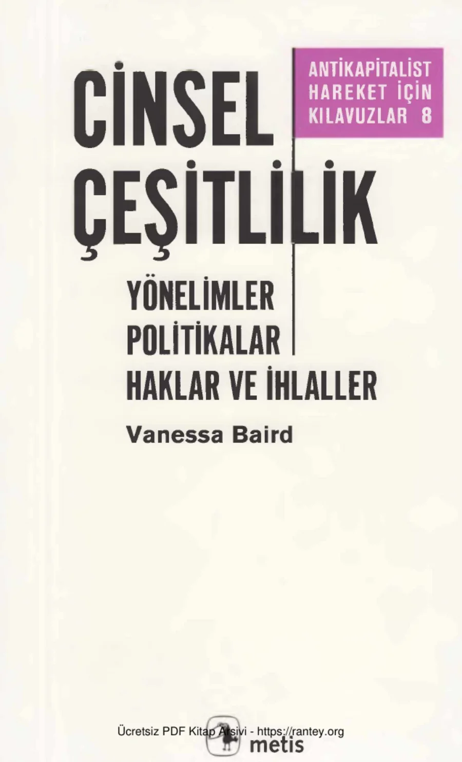 Cinsel Çeşitlilik Yönelimler Politikalar Haklar ve İhlaller kapak görseli