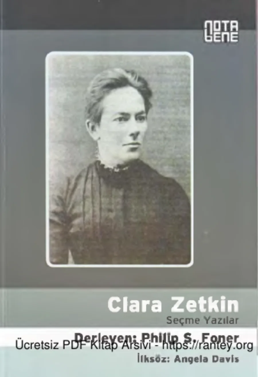 Clara Zetkin Seçme Yazıları Nota Bene Yayınları kapak görseli
