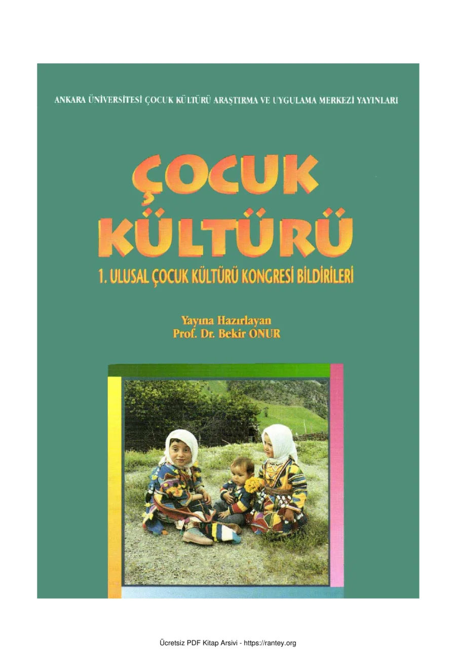 Çocuk Kültürü 1 Ulusal Çocuk Kültürü Kongresi kapak görseli