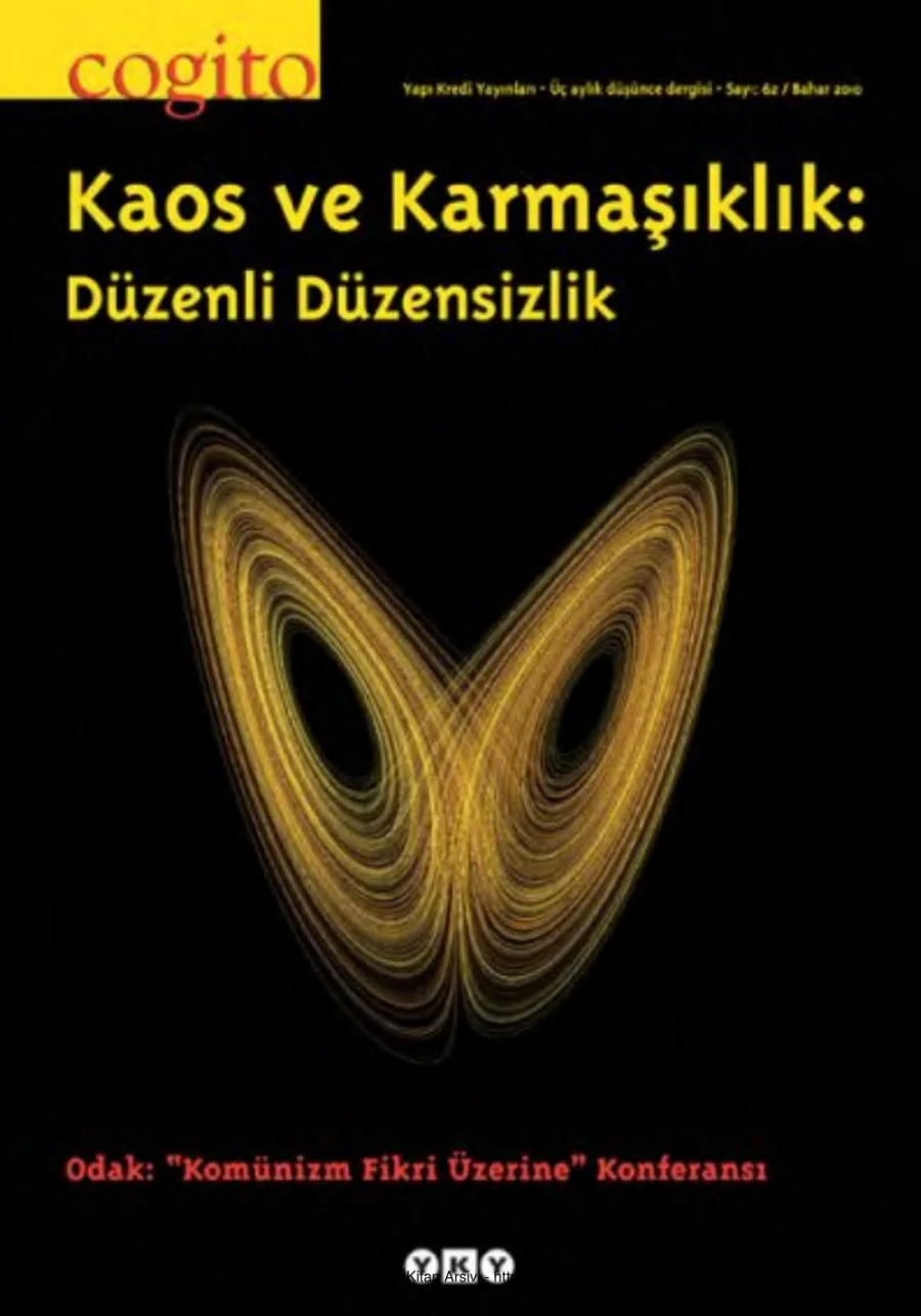 Cogito Sayı 062 Kaos ve Karmaşıklık Düzenli Düzensizlik Çalışmaları kapak görseli