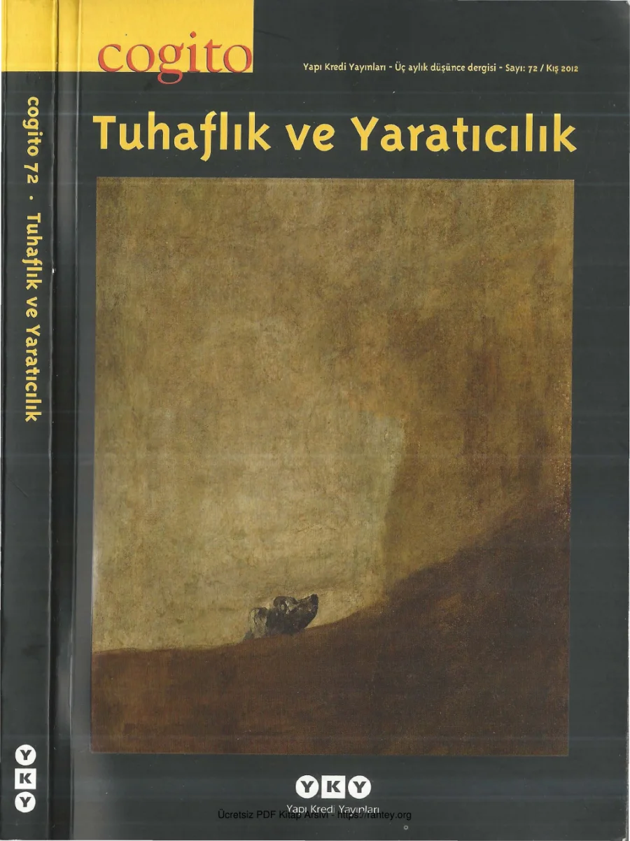 Cogito Sayı 072 Tuhaflık ve Yaratıcılık kapak görseli