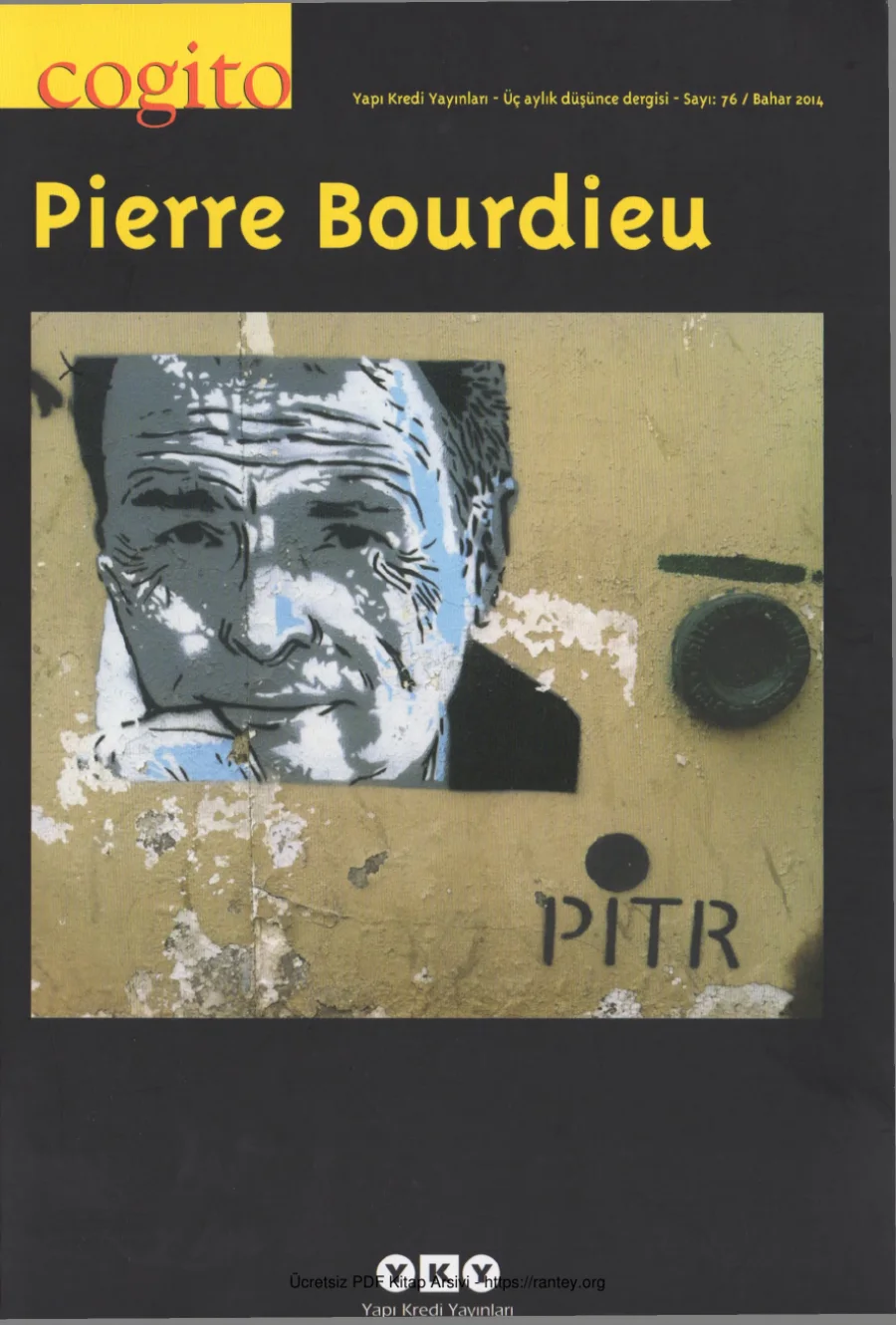 Cogito Sayı 076 Pierre Bourdieu kapak görseli