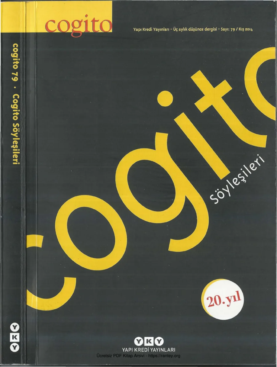 Cogito Sayı 079 Cogito Söyleşiler kapak görseli
