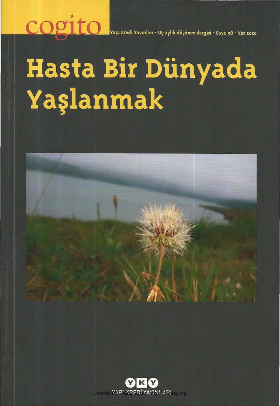 Cogito Sayı 098 Hasta Bir Dünyada Yaşlanmak kapak görseli