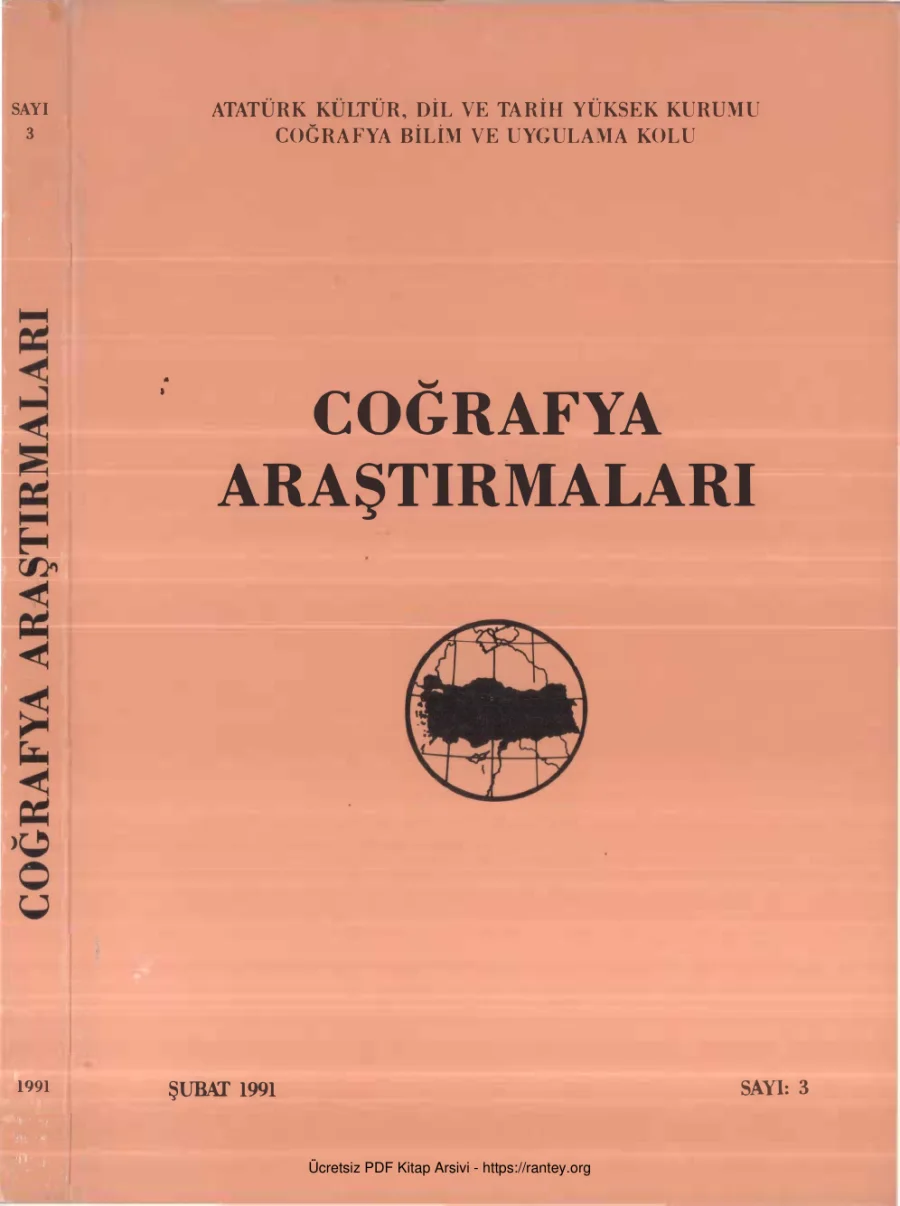 Coğrafya Araştırmaları kapak görseli