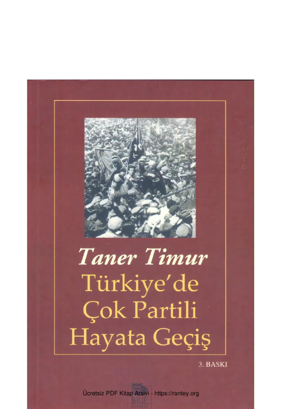 Çok Partili Hayata Geçiş kapak görseli