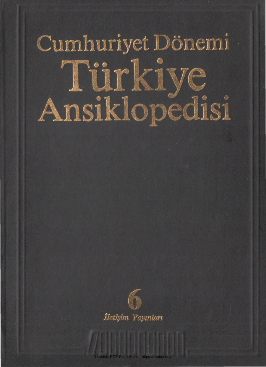 Cumhuriyet Dönemi Türkiye Ansiklopedisi 6 kapak görseli