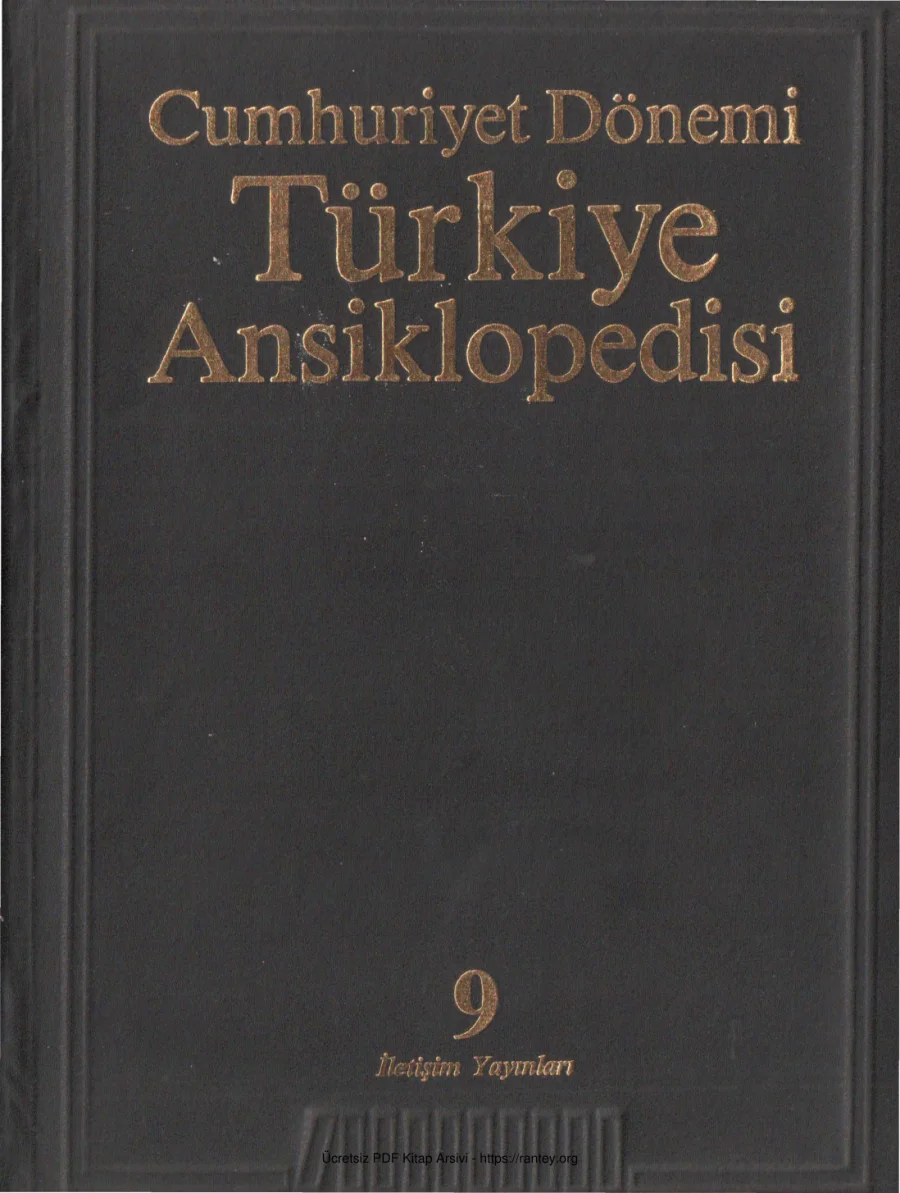 Cumhuriyet Dönemi Türkiye Ansiklopedisi 9 kapak görseli