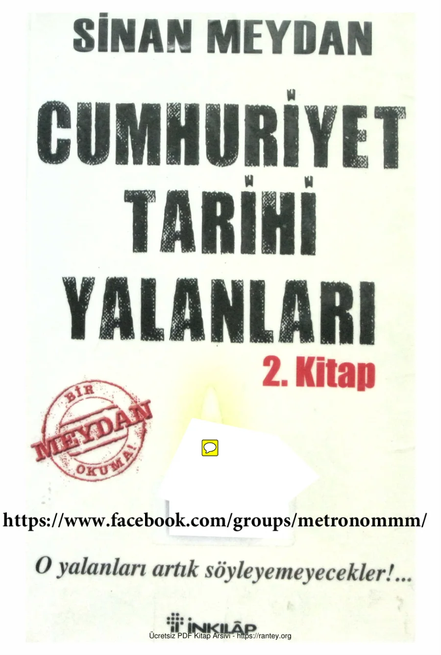 CUMHURİYET TARİHİ YALANLARI 2 SİNAN MEYDAN kapak görseli