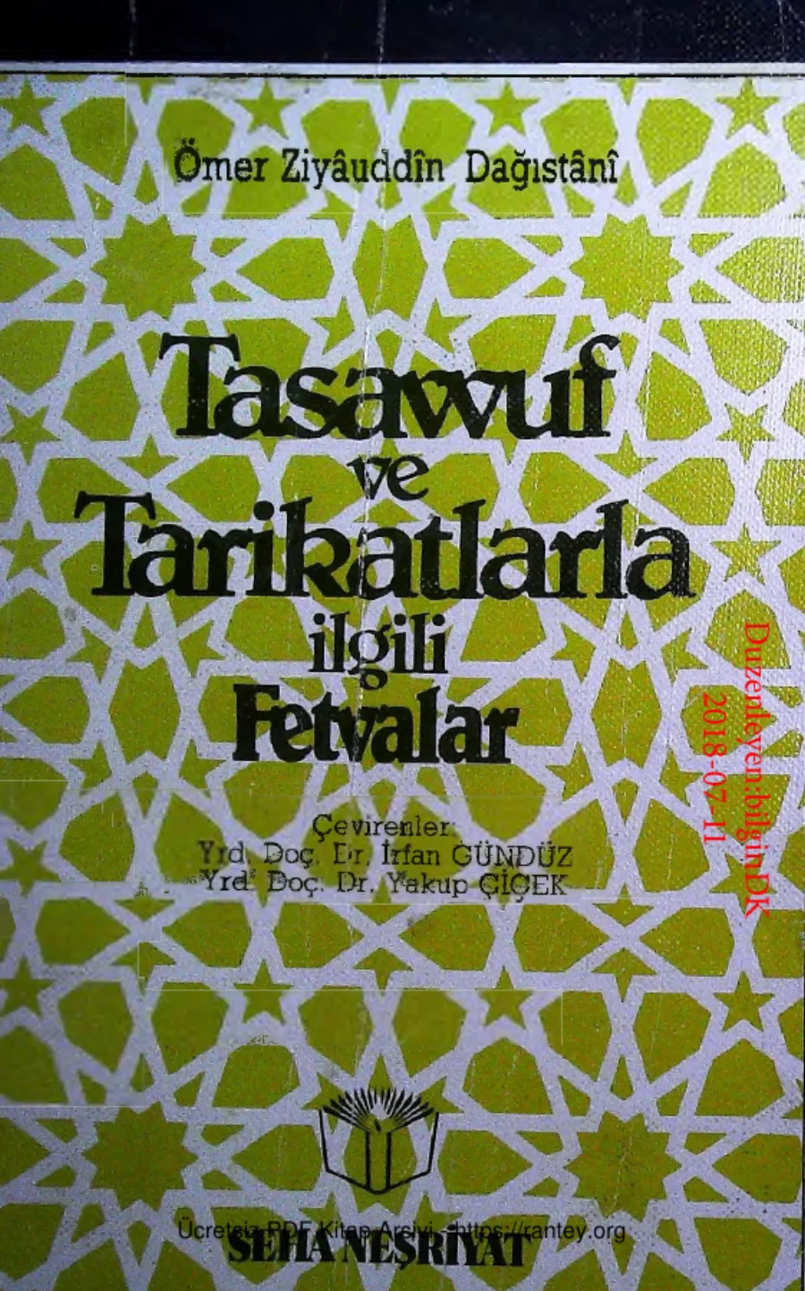 Dagistani Tasavvuf ve Tarikatlarla Ilgili Fetvalar kapak görseli