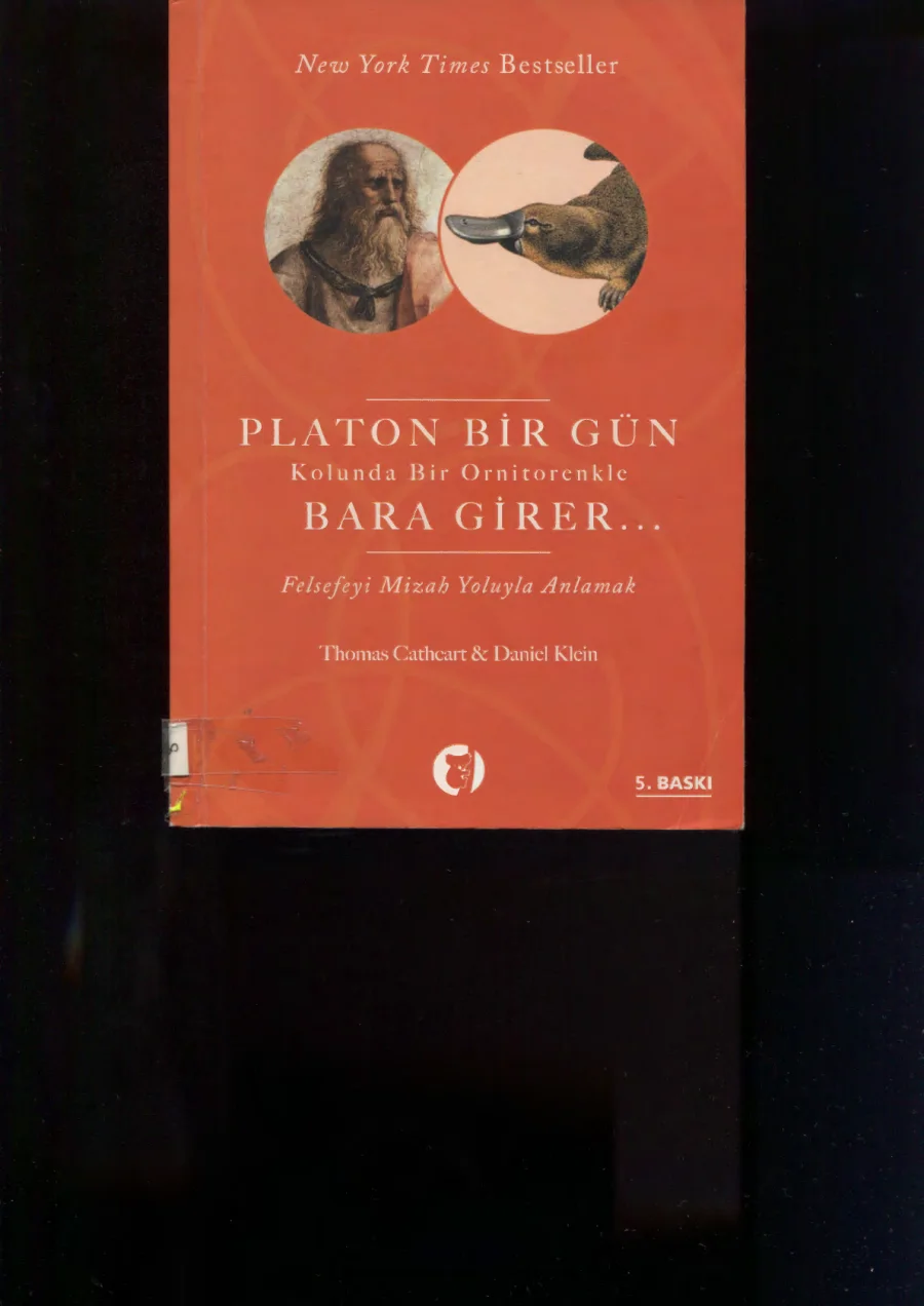 Daniel Klein Platon Bir Gün Kolunda Bir Ornitorenkle Bara Girer Aylak Kitap kapak görseli