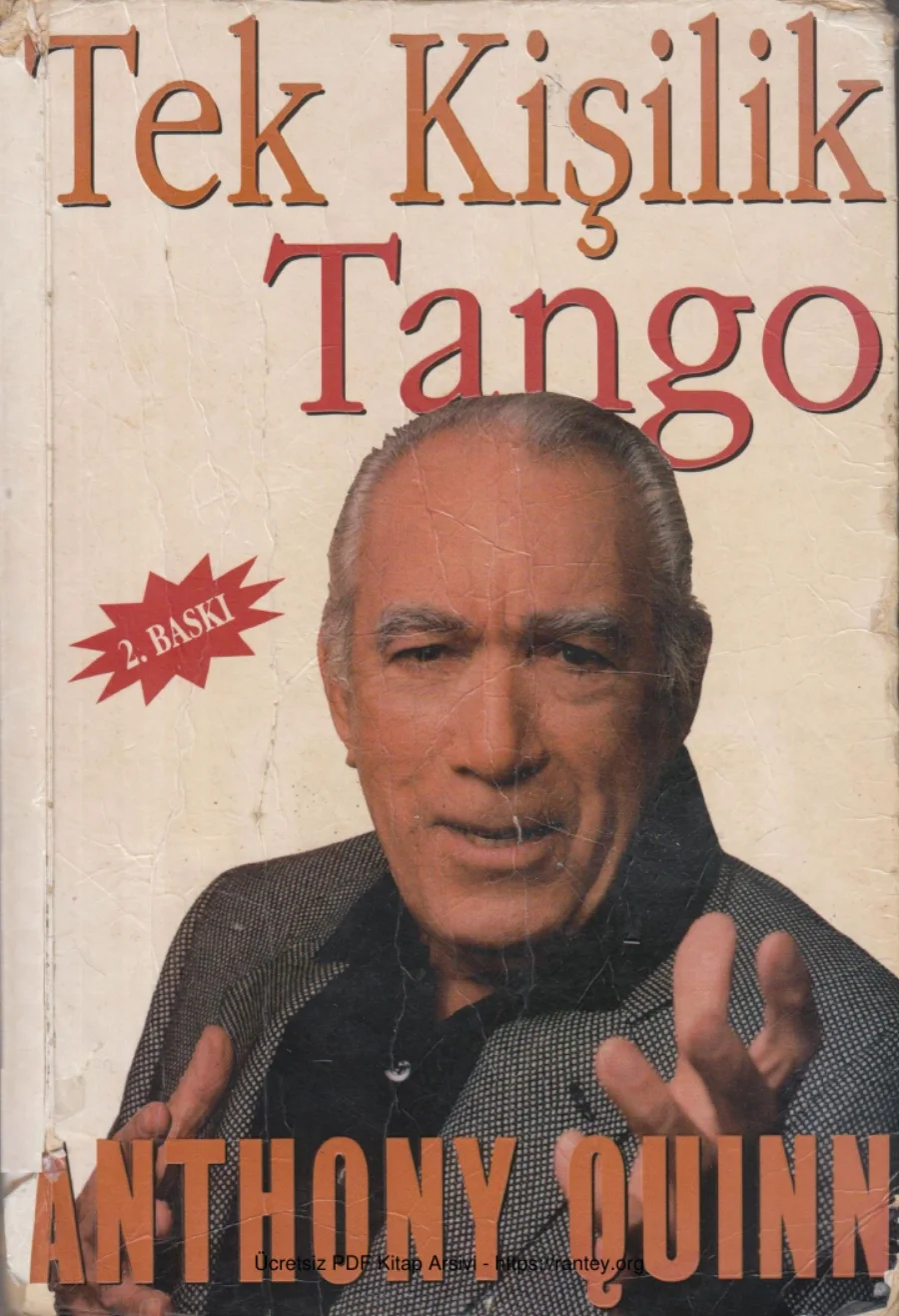 Daniel Paisner Tek Kişilik Tango Inkılap Yayınları kapak görseli