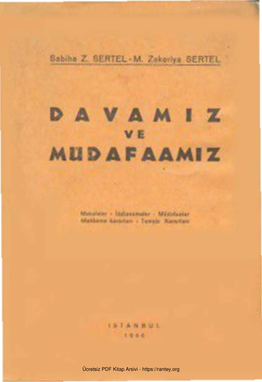 Davamız ve Müdafaamız kapak görseli
