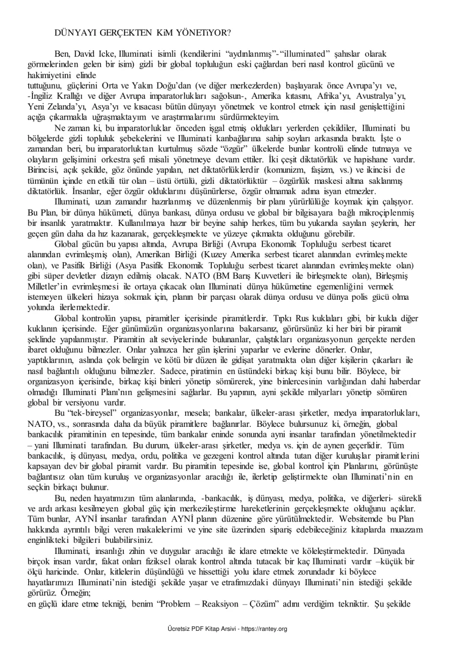 DAVID ICKE EN BÜYÜK SIRpdf 1 sürümü kapak görseli