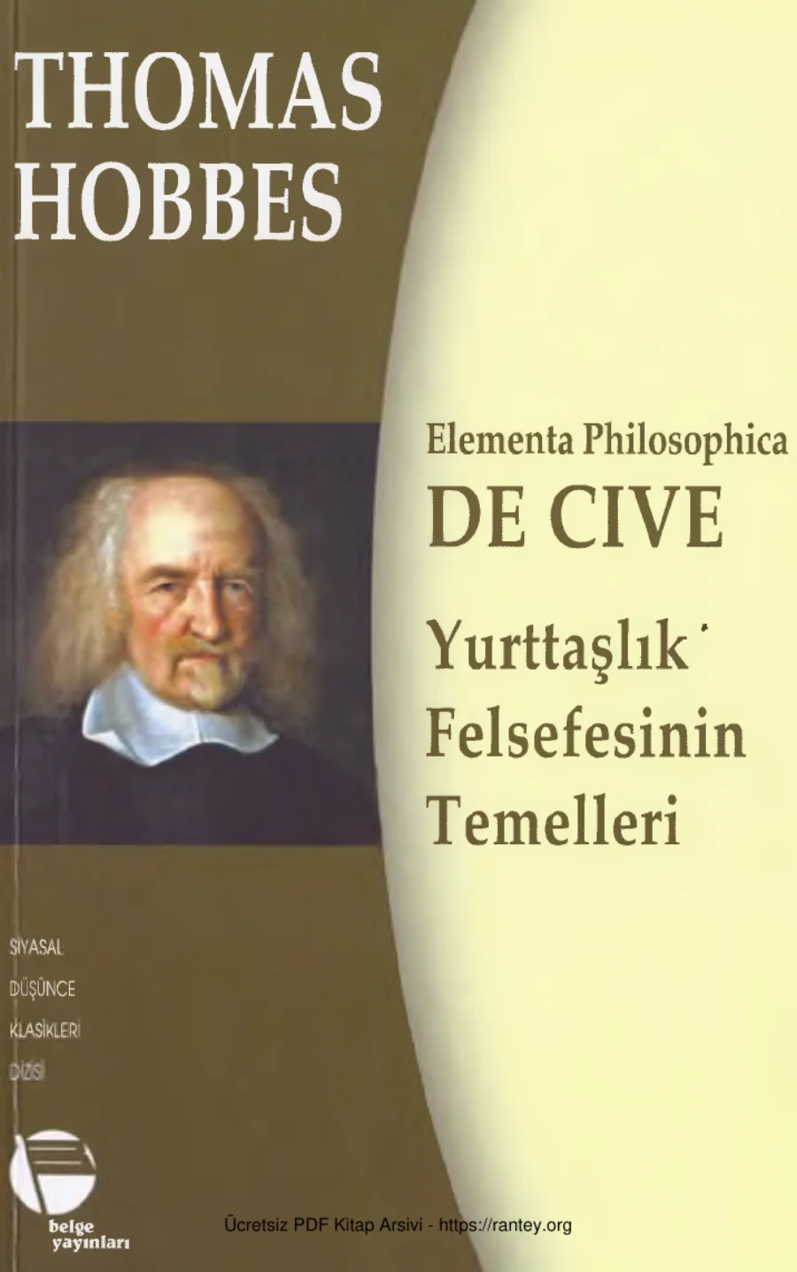 De Cive: Yurttaşlık Felsefesinin Temelleri kapak görseli