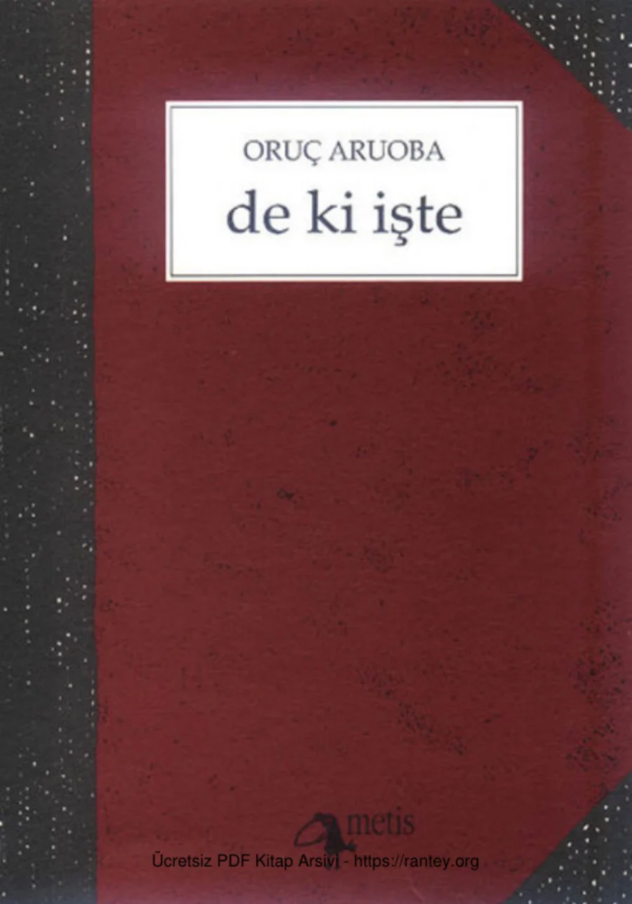 De ki İşte kapak görseli