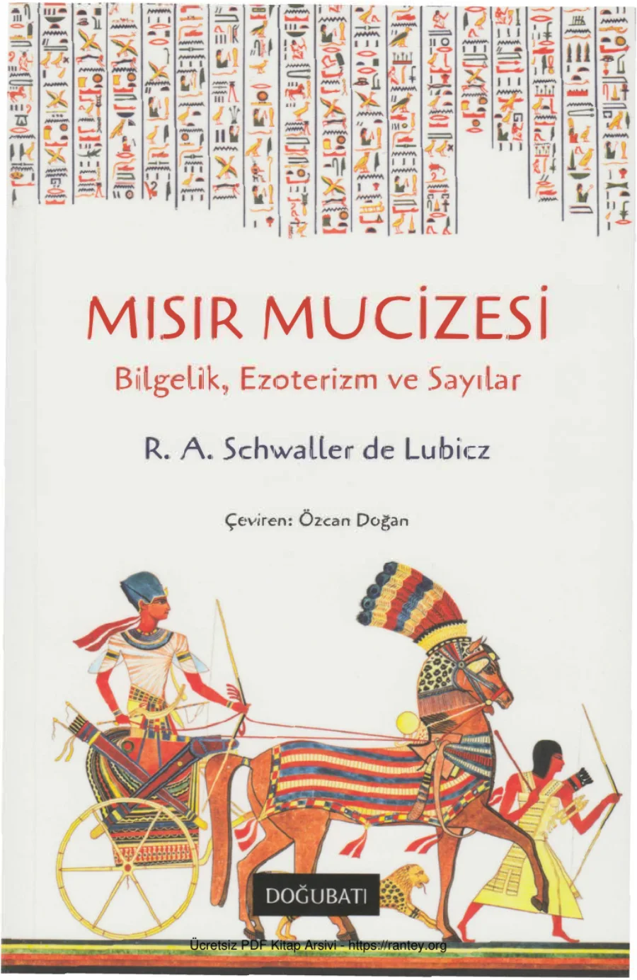 de Lubicz Mısır Mucizesi Bilgelik Ezoterizm ve Sayılar kapak görseli