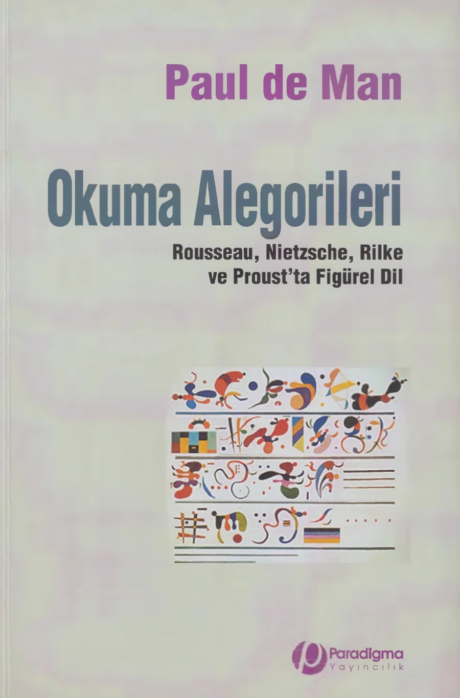 de Man Okuma Alegorileri kapak görseli