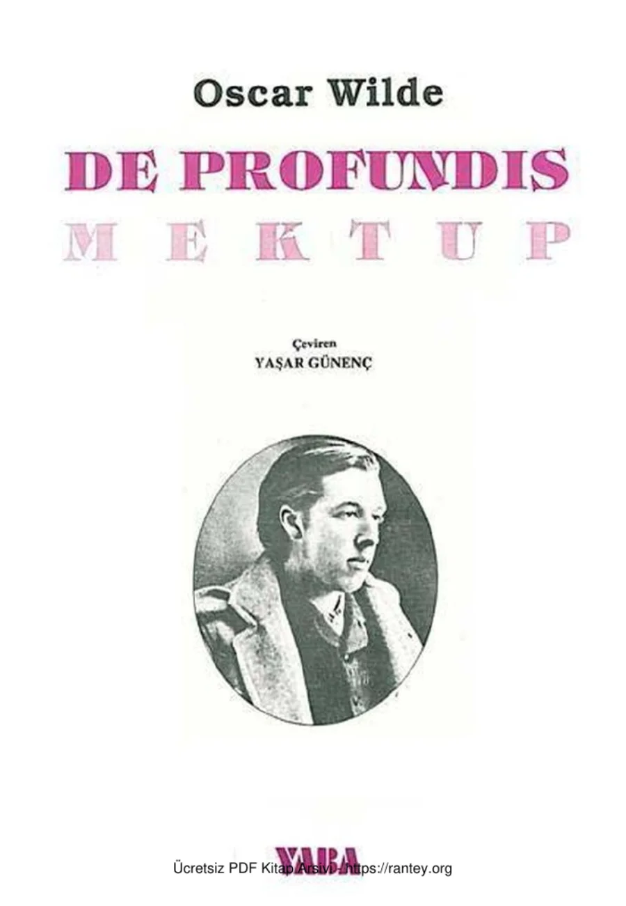 De Profundis kapak görseli