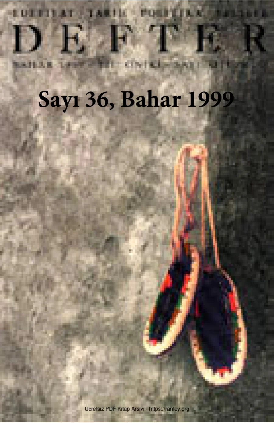 Defter Sayı 036 - Bahar 1999 kapak görseli