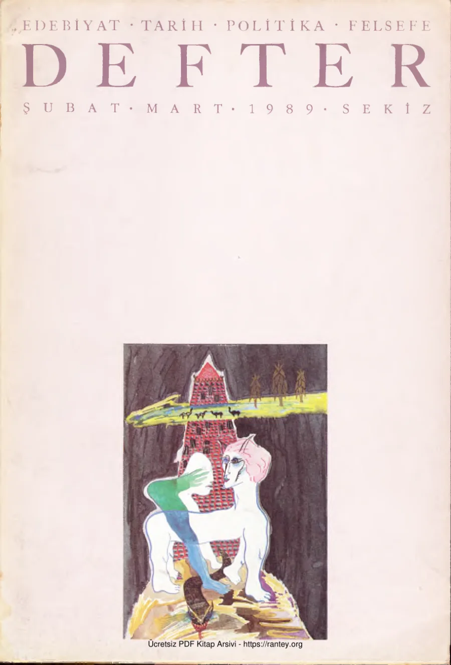 Defter Sayı 08: Şubat 1989 kapak görseli