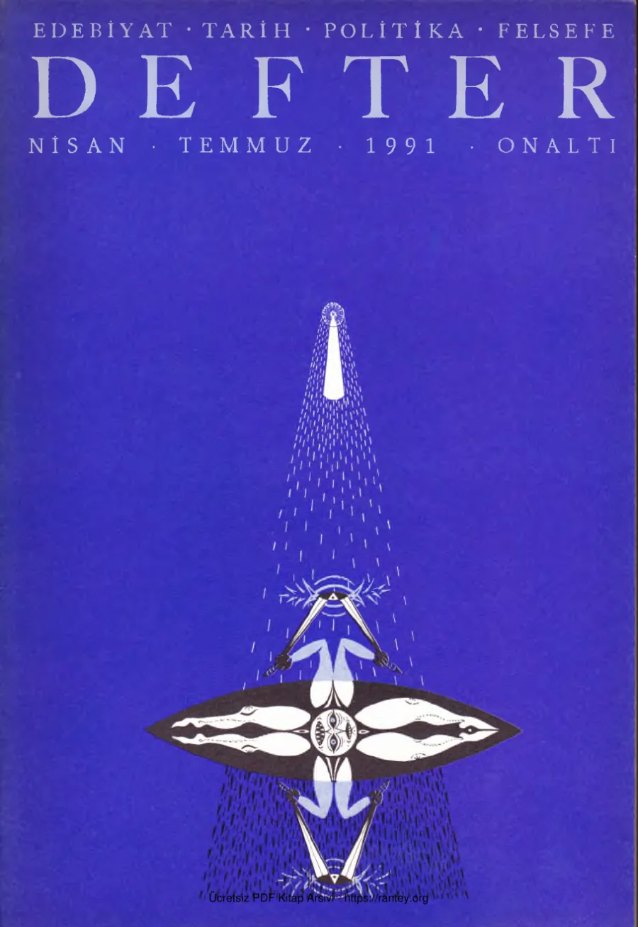 Defter Sayı 16: Nisan 1991 kapak görseli