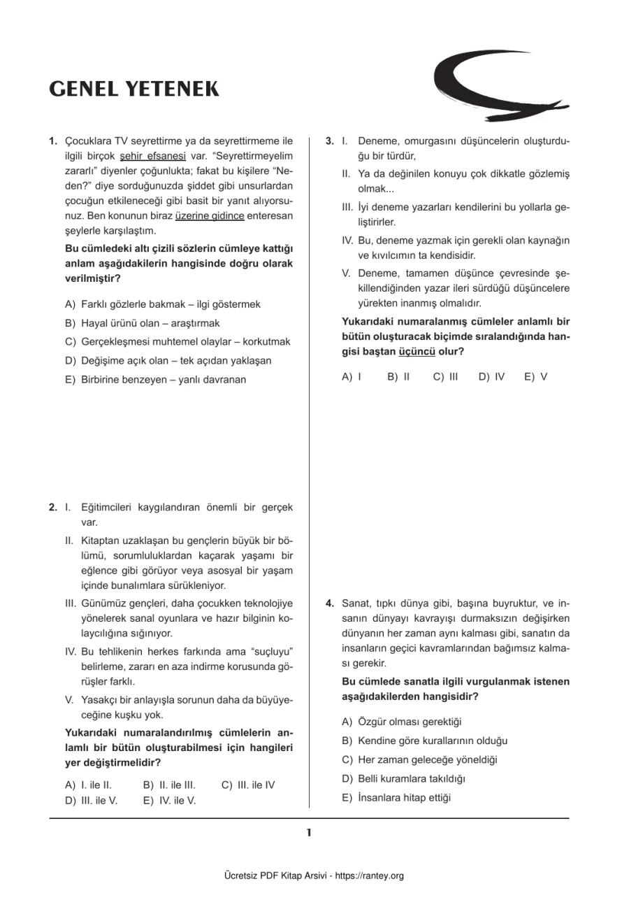 DENEME 2 SORU AD kapak görseli