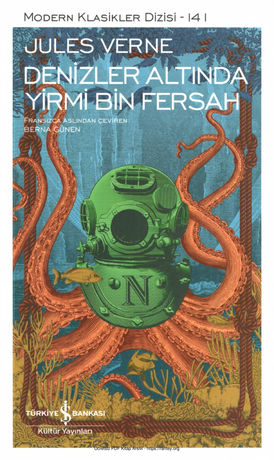 Denizler Altında Yirmibin Fersah kapak görseli