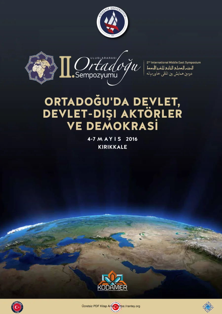 Devlet Dışı Aktörler ve Demokrasi 2 Ortadoğu Sempozyumu 2016 kapak görseli