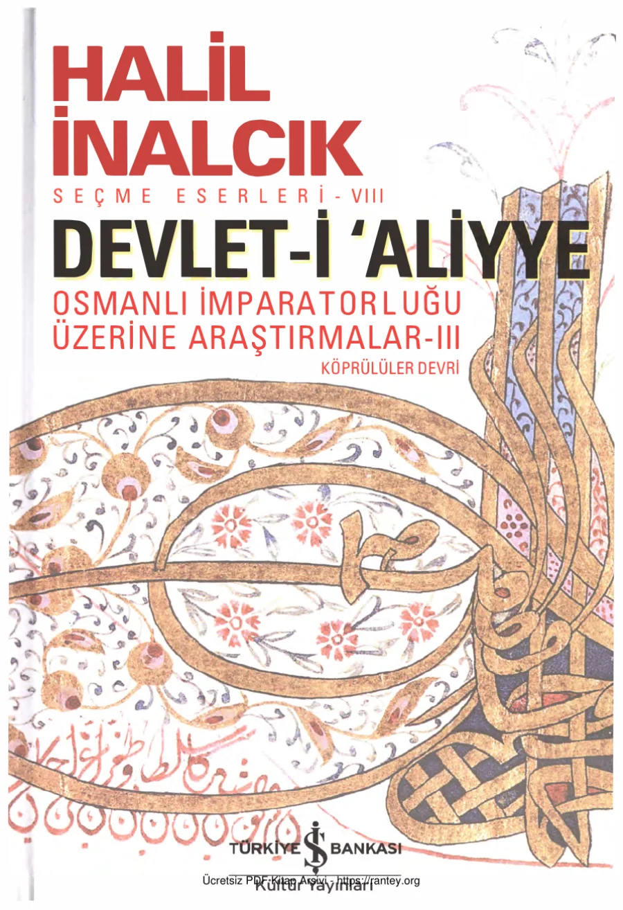 Devlet i Aliyye Osmanlı İmparatorluğu Üzerine Araştırmalar 3 kapak görseli