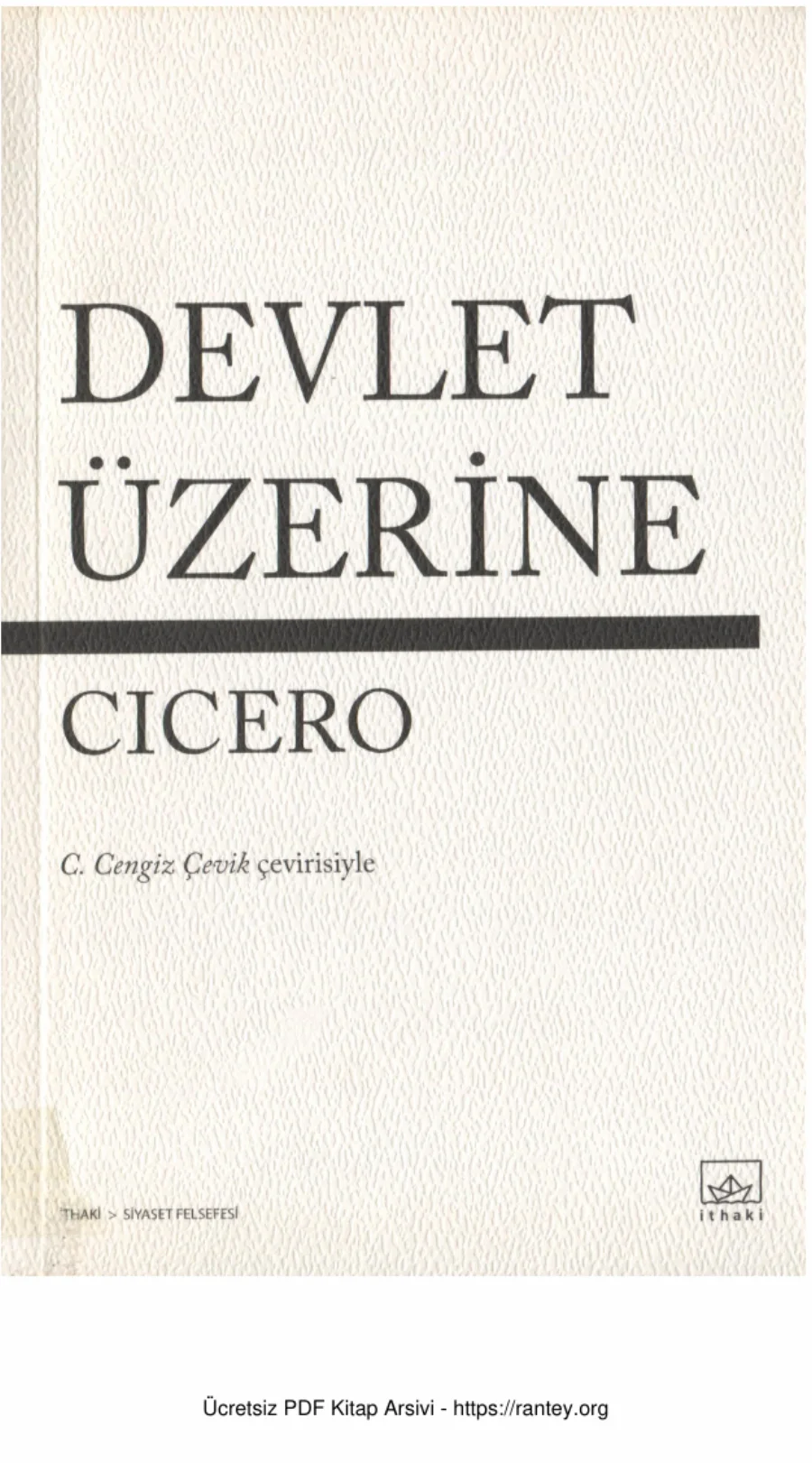 Devlet Üzerine kapak görseli