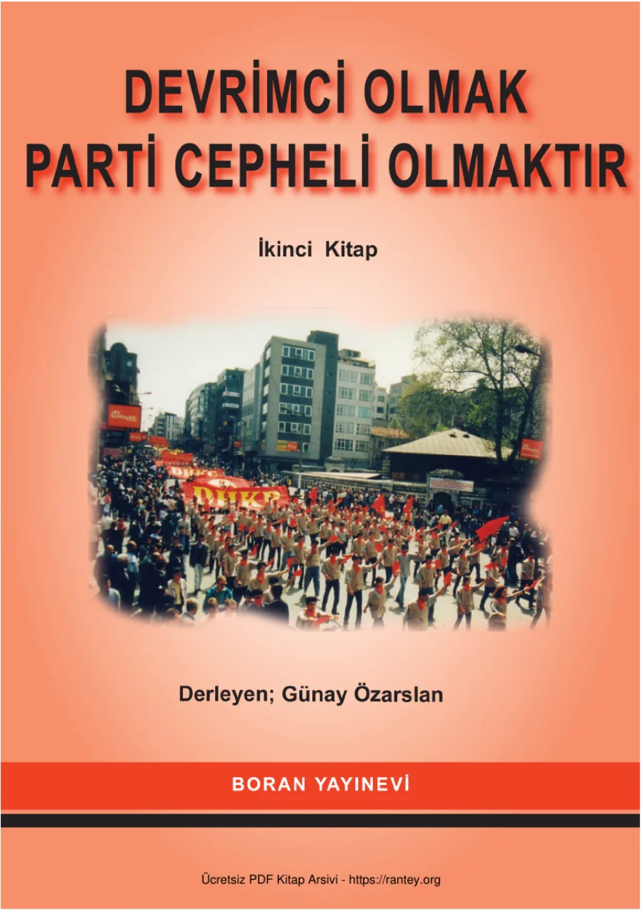 Devrimci Olmak PCli Olmaktır 2 Boran Yayınevi kapak görseli