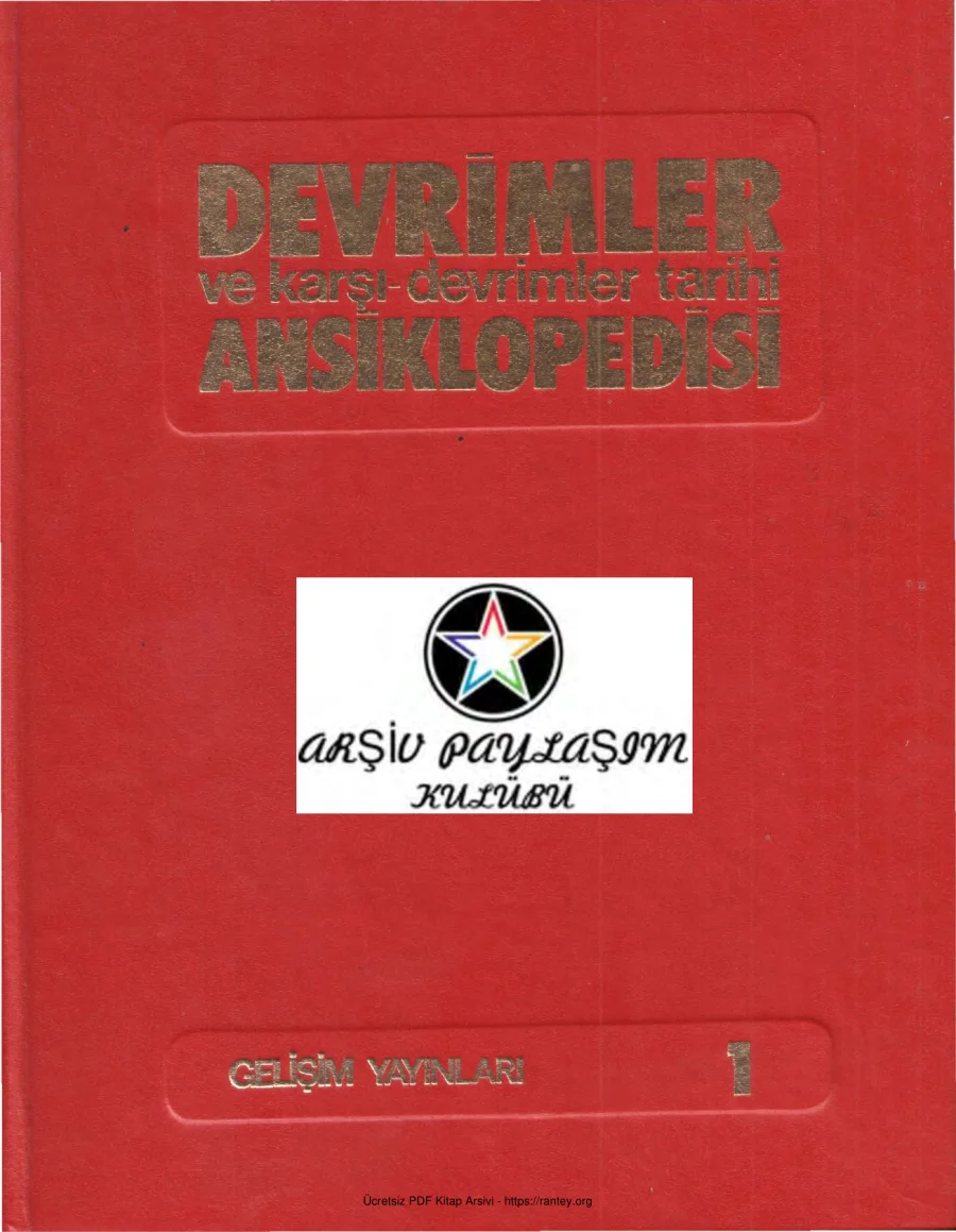 Devrimler ve Karşı Devrimler Ansiklopedisi 1 Gelişim Yayınları kapak görseli