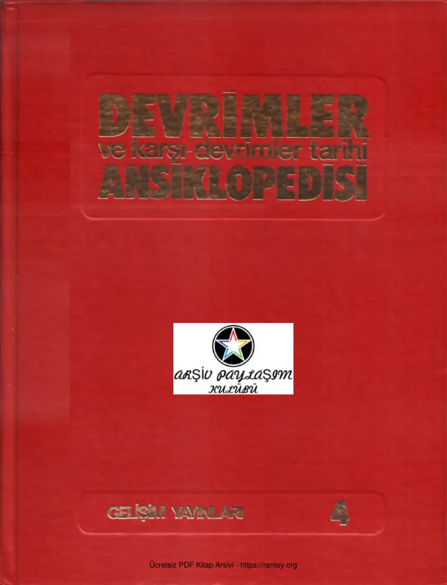Devrimler ve Karşı Devrimler Ansiklopedisi 4 Gelişim Yayınları kapak görseli