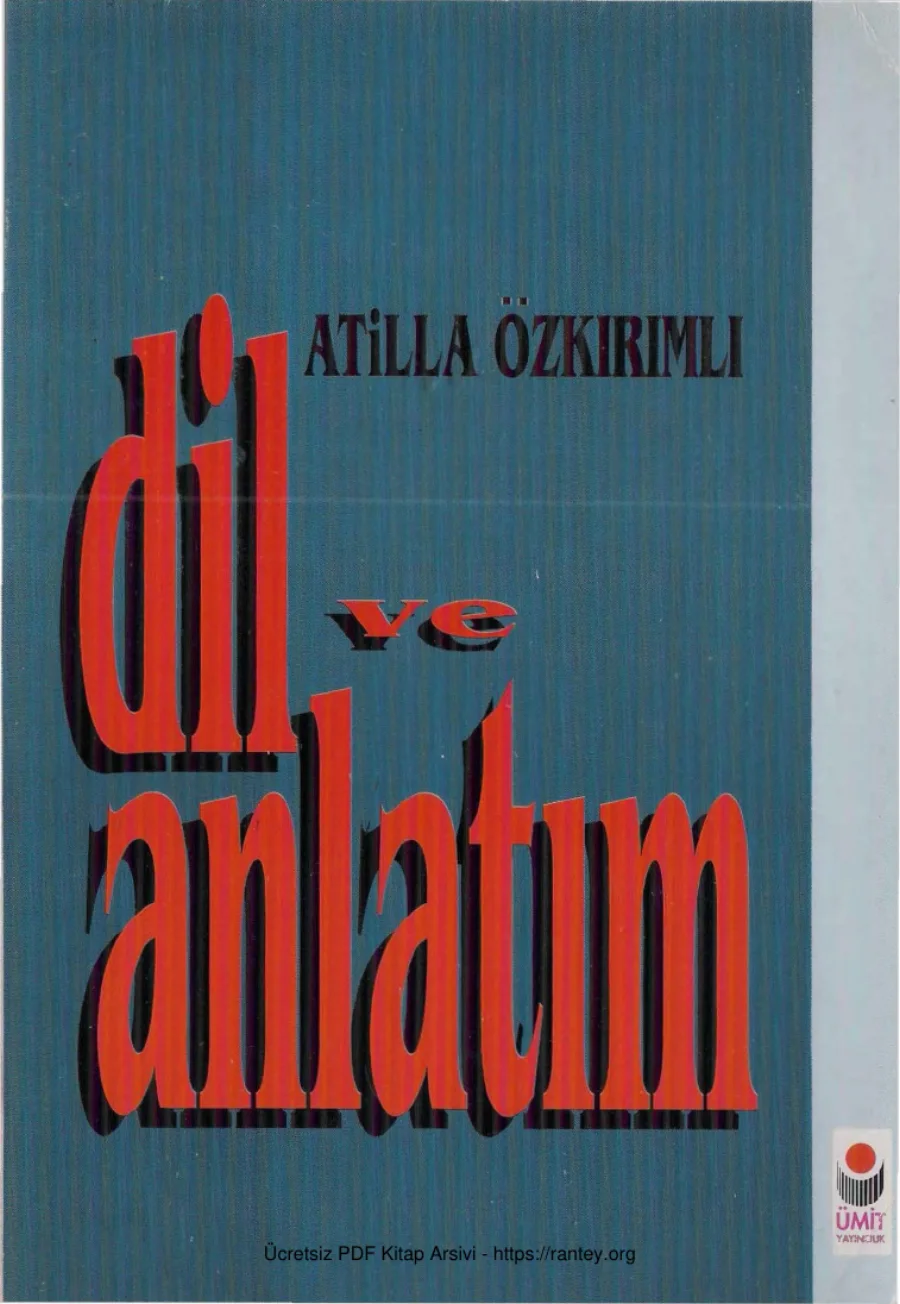 Dil ve Anlatım kapak görseli