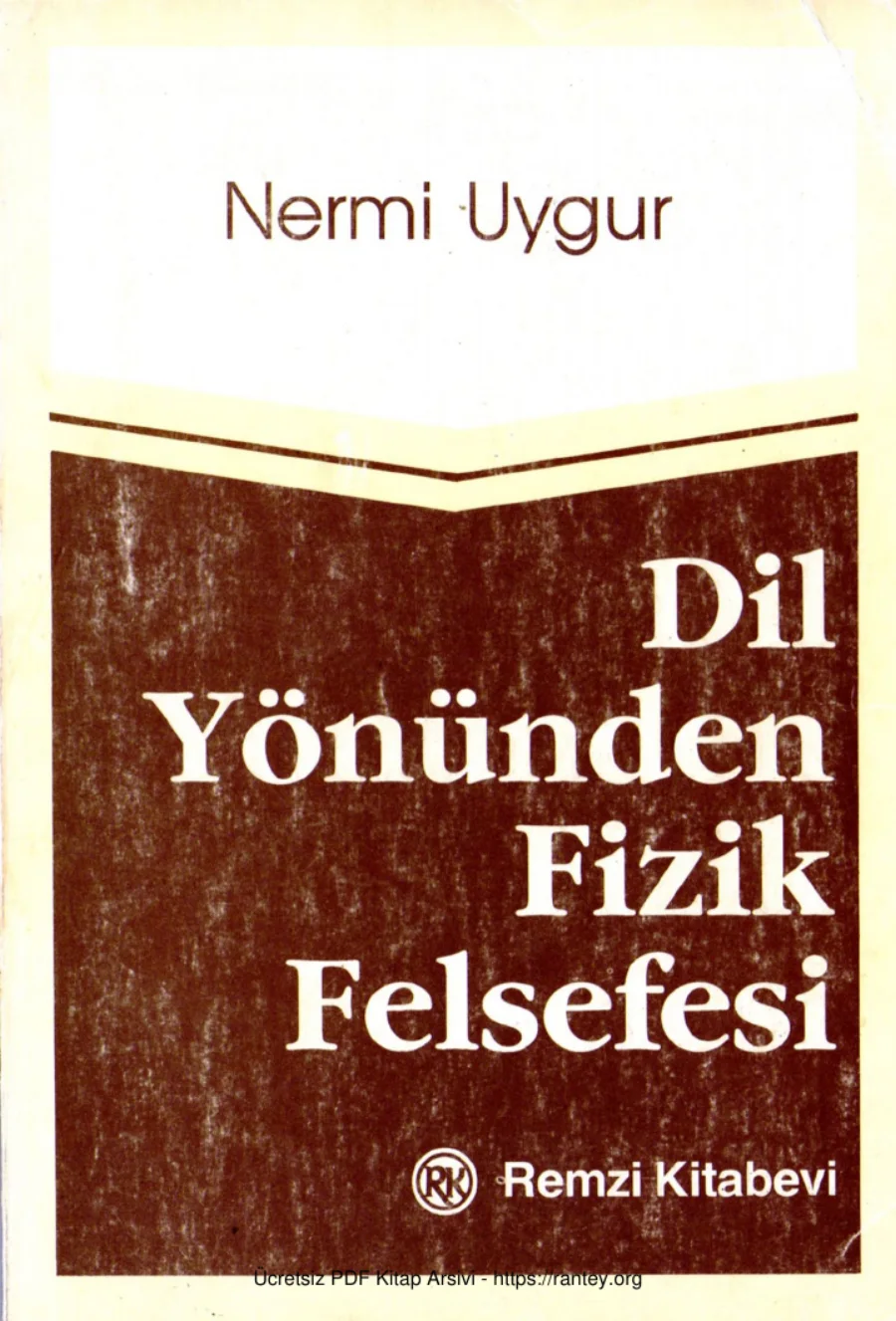 Dil Yönünden Fizik Felsefesi kapak görseli