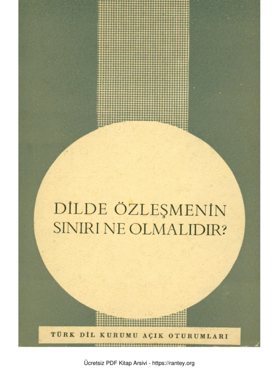 Dilde Özdeşleşmenin Sınırı Ne Olmalıdır kapak görseli
