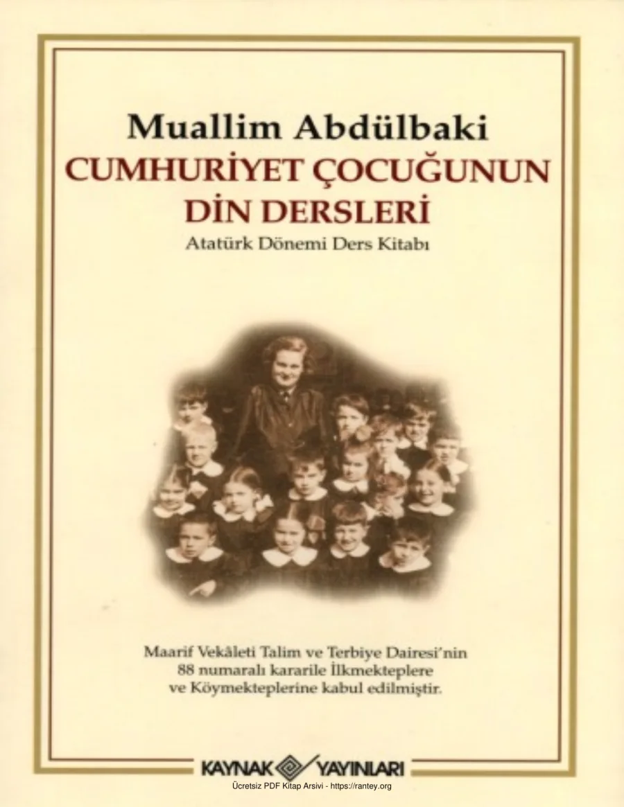 Din Dersleri Abdülbki Gölpınarlı kapak görseli
