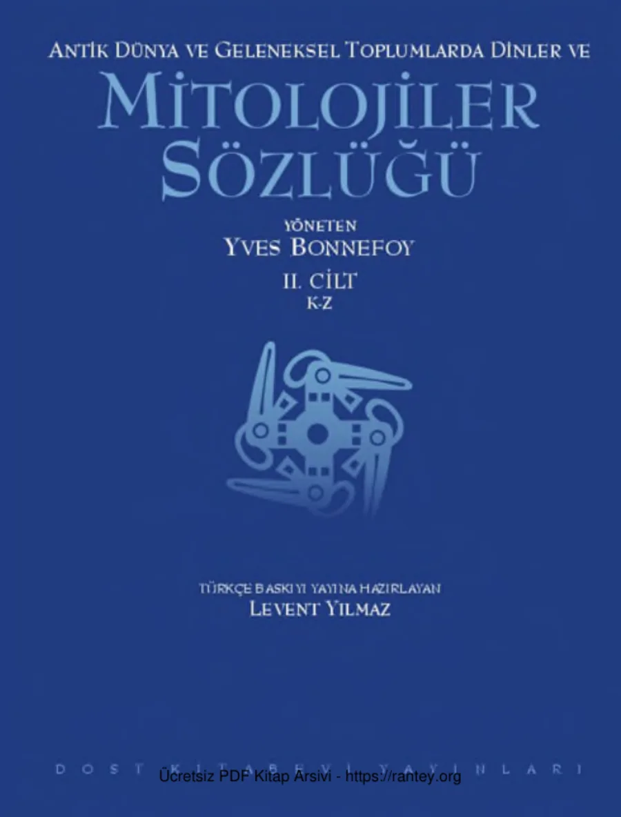 Dinler Sozlugu 2cilt Yves Bonnefoy kapak görseli