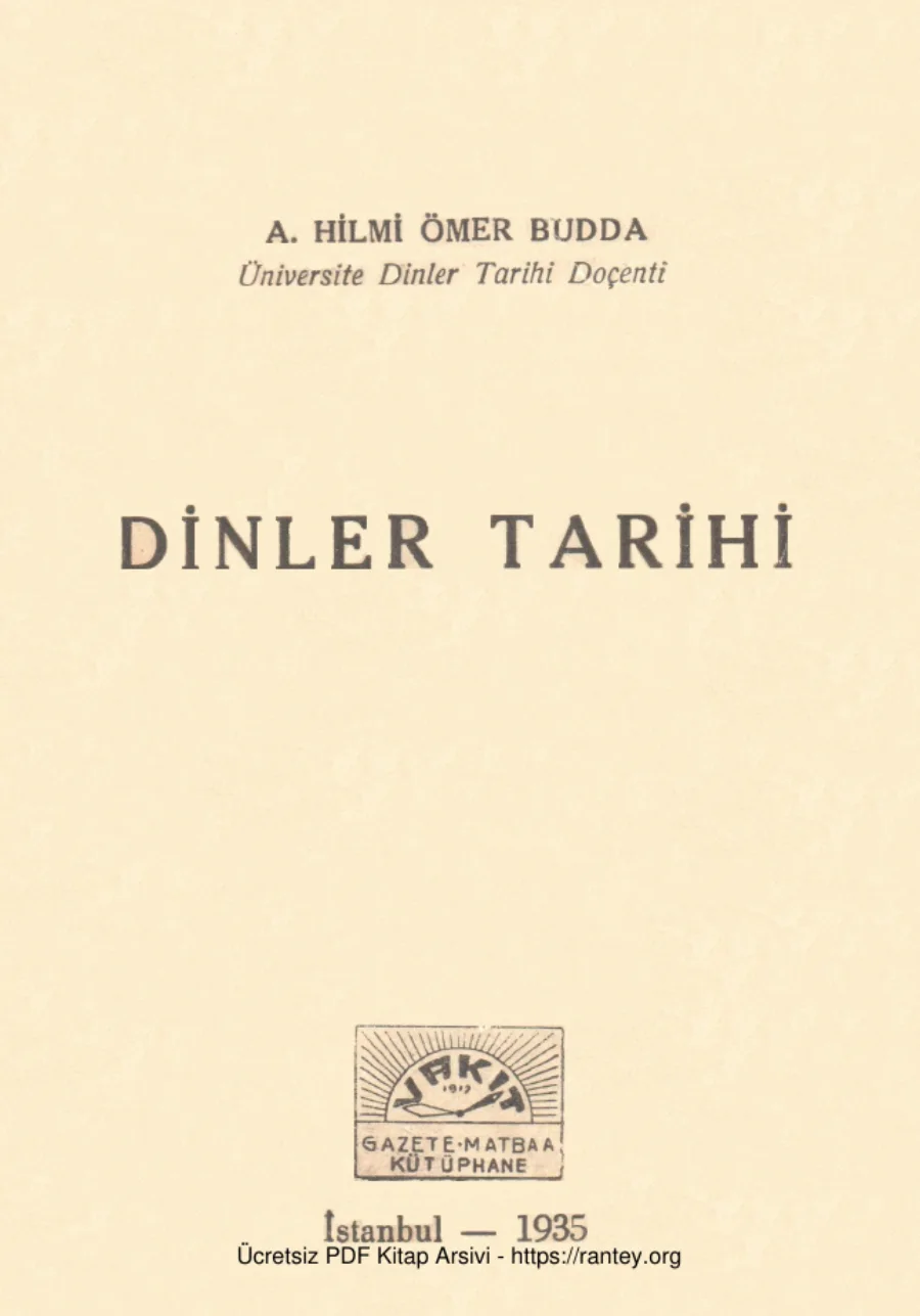 Dinler Tarihi kapak görseli