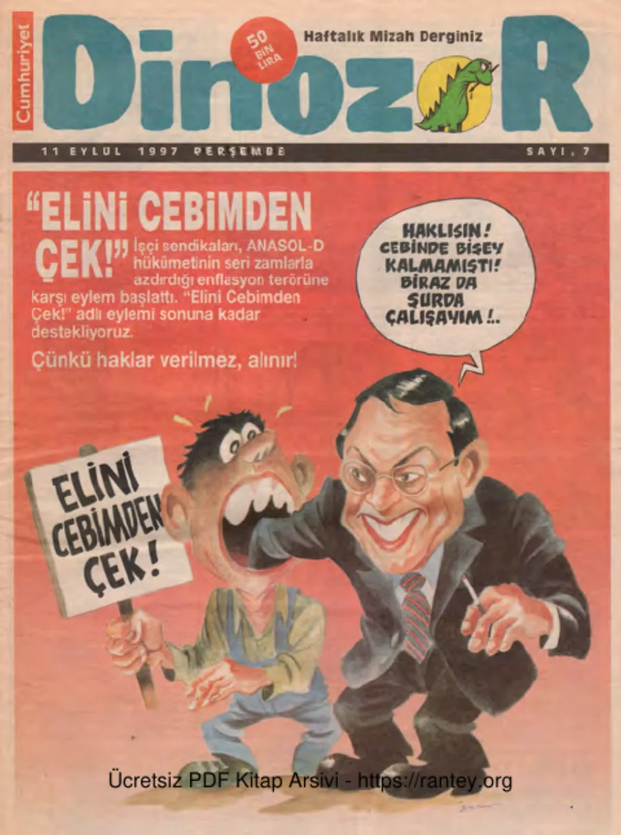 Dinozor Sayı 07 kapak görseli