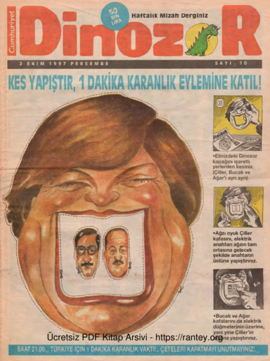 Dinozor Sayı 10 kapak görseli