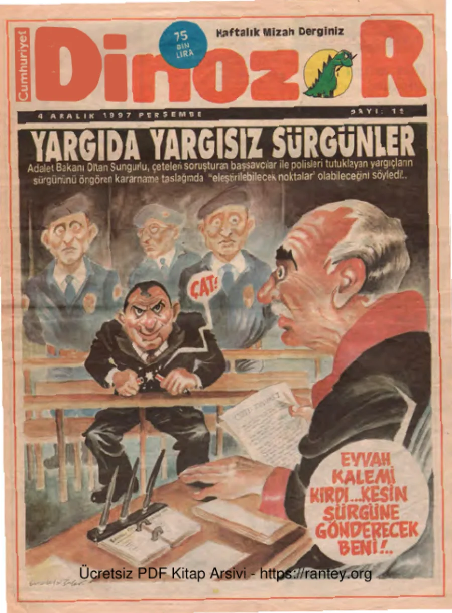 Dinozor Sayı 19 kapak görseli