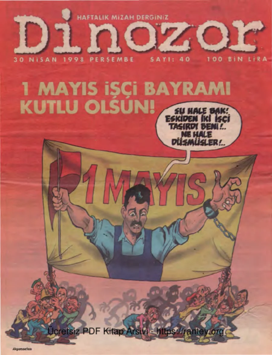 Dinozor Sayı 40 kapak görseli