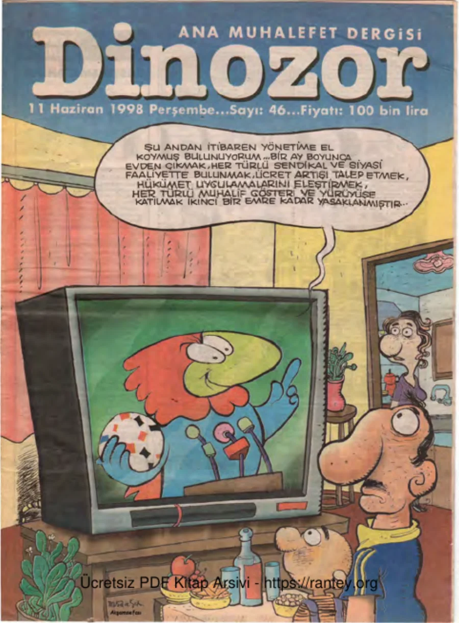 Dinozor Sayı 46 kapak görseli