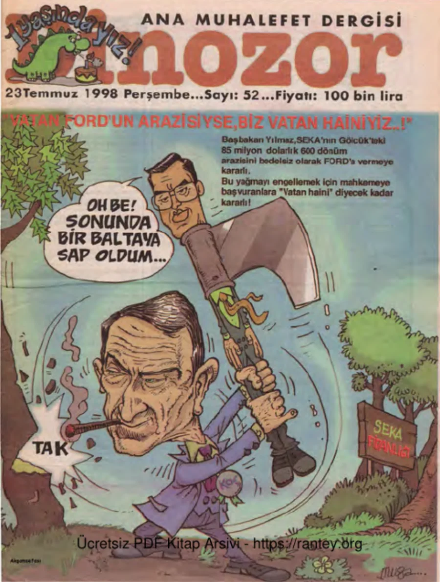 Dinozor Sayı 52 kapak görseli