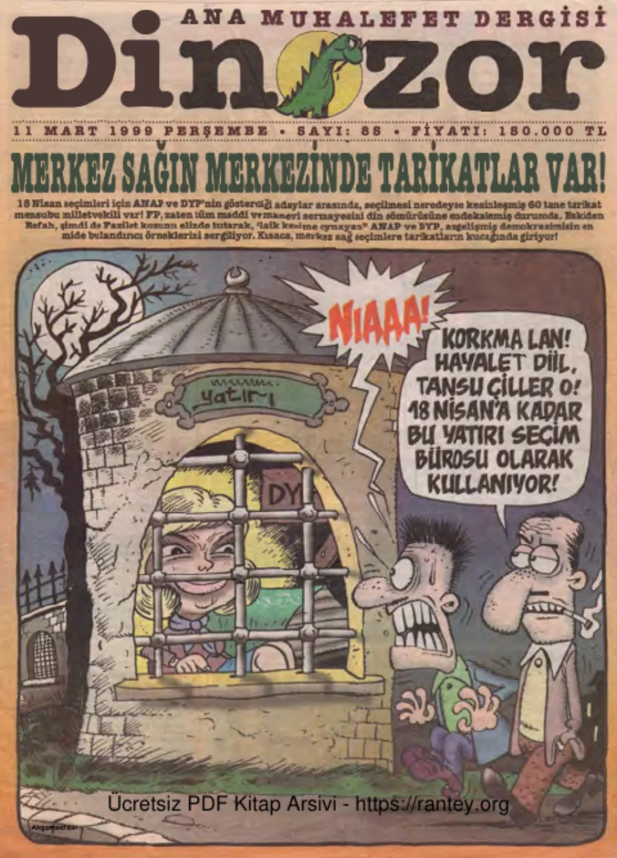 Dinozor Sayı 85 kapak görseli