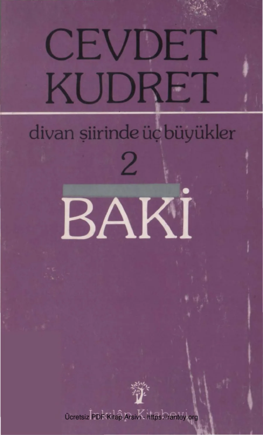 Divan Şiirinde Üç Büyükler II Baki kapak görseli