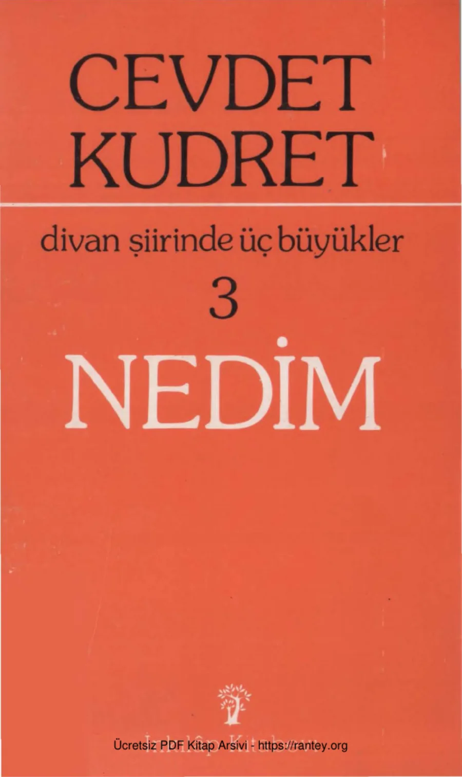 Divan Şiirinde Üç Büyükler III Nedim kapak görseli